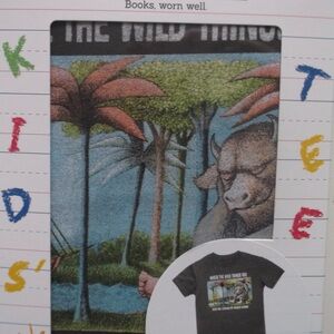 Out of Print Wild Things Blue Kids' Tee